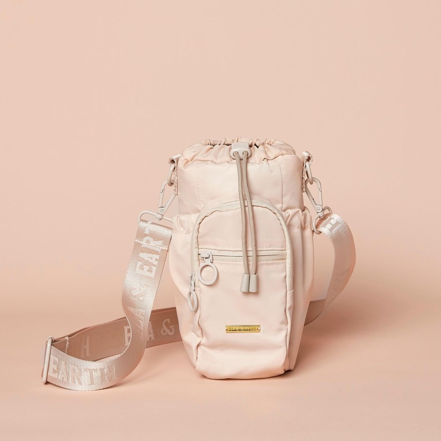 Ela & Earth Milky White - Water Bottle Bag | Water Bottle Bags