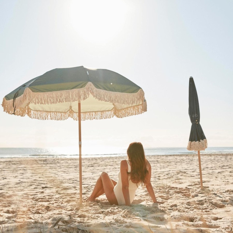 Ela & Earth Sage - Recycled Beach Umbrella | Lifestyle Beach Umbrellas